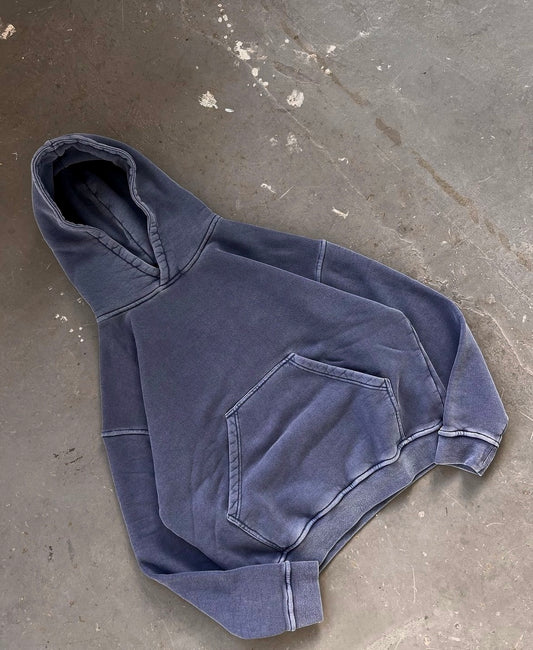 The Acid Washed Blue Hoodie