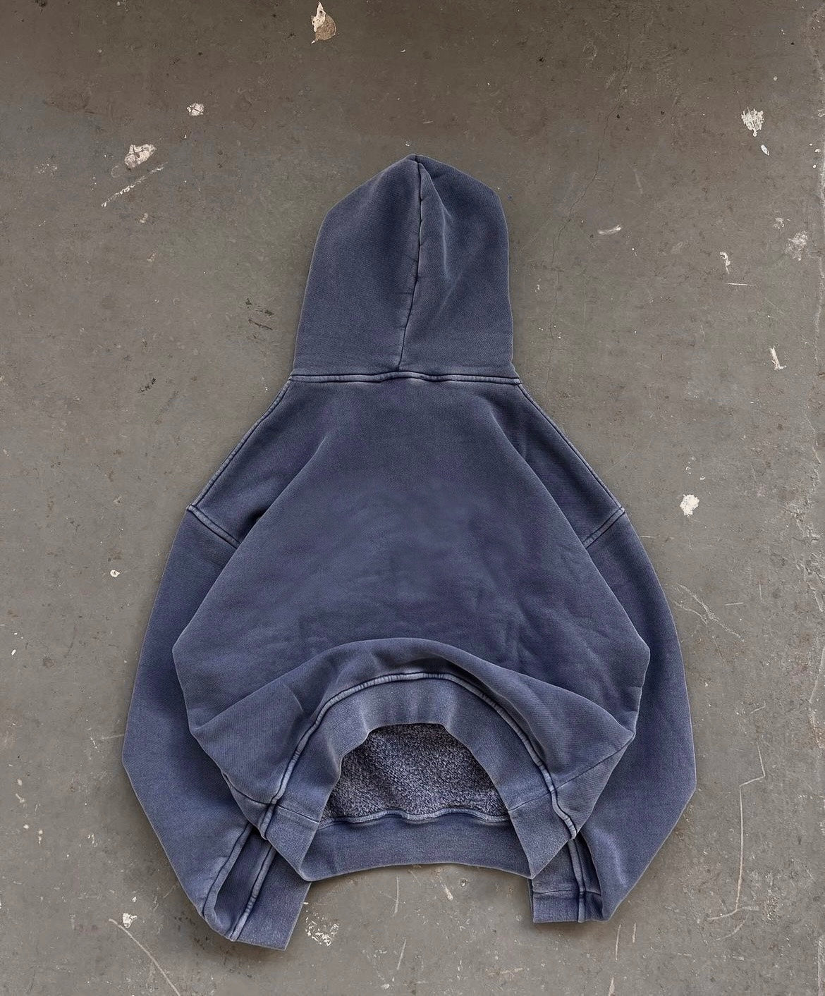 The Acid Washed Blue Hoodie