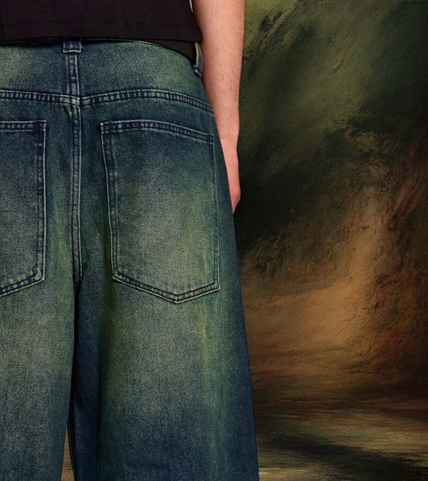 Vintage Green Jean